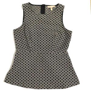 Banana Republic Geometric Peplum Top